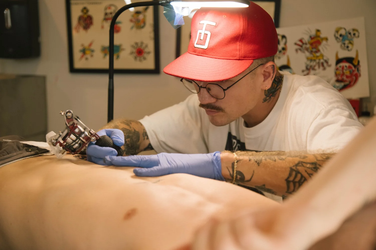 Custom tattoo session